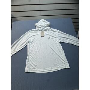 Nike ACG Dri-FIT ADV 'Lava Tree' Pullover Hoodie Men's Sz XL White Brand New